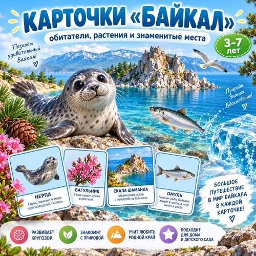 День Байкала — 13 сентября: как рассказать детям о самом глубоком озере планеты