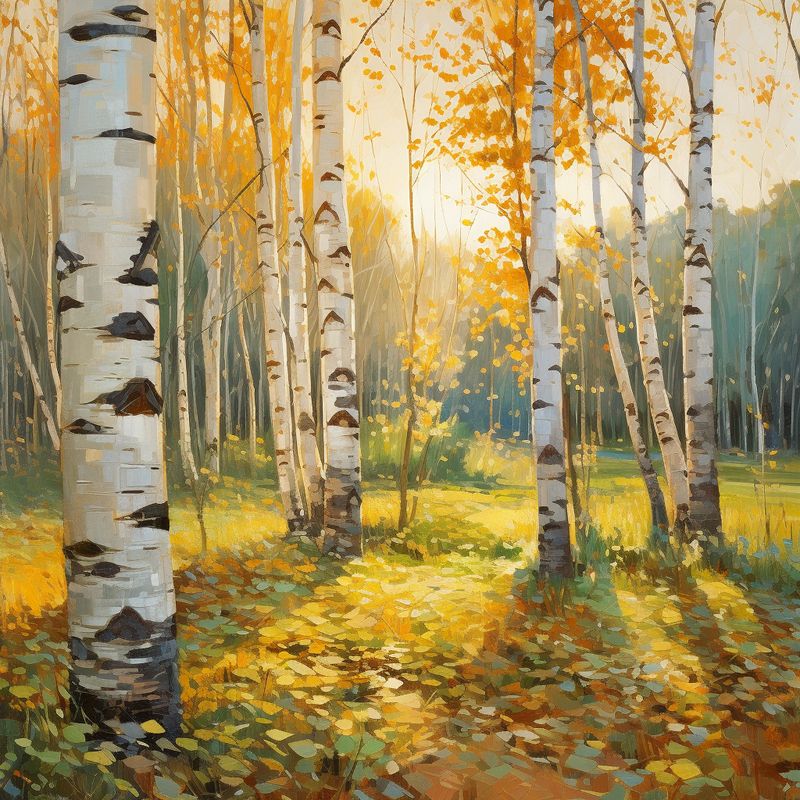 Осенние берёзы