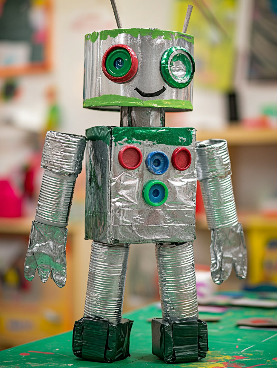 Робот из вторсырья