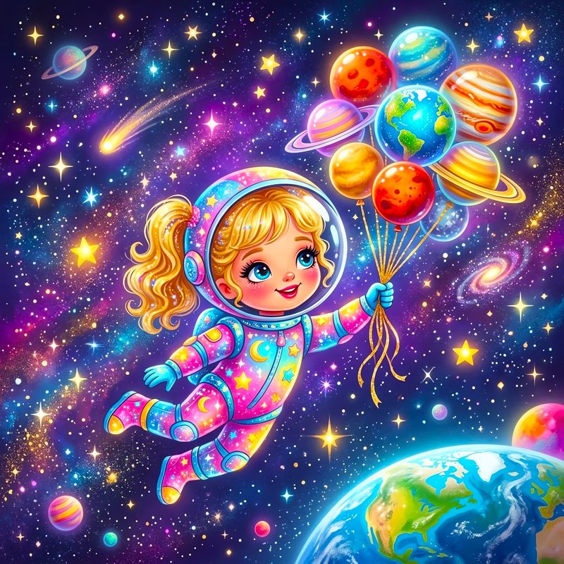 Девочка-космонавт