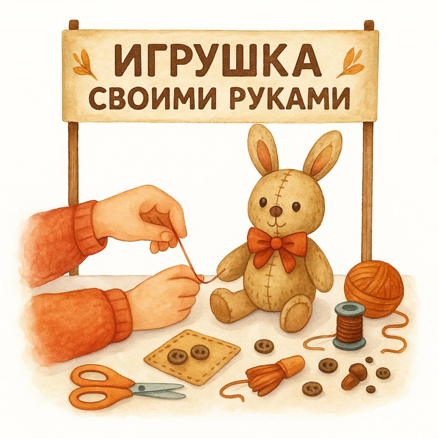 Игрушка своими руками: заяц из фетра