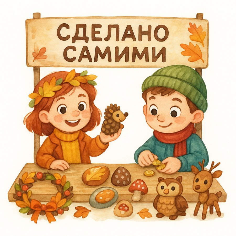 Дети показывают, что сделали сами
