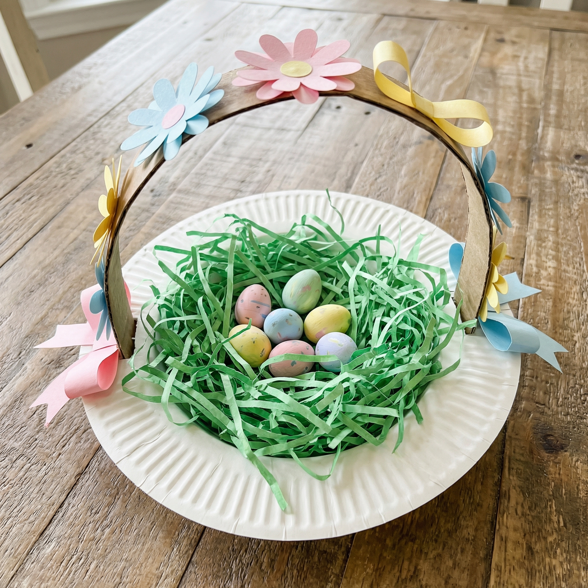 Цыплята из ватных дисков