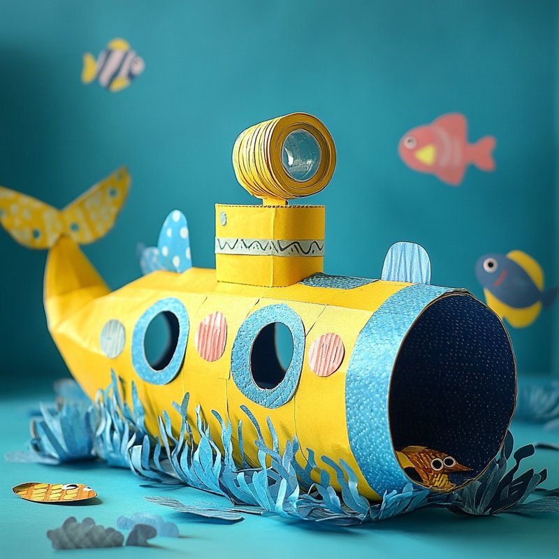 Подводная лодка из картона