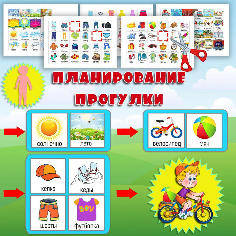 ПЛАНИРОВАНИЕ ПРОГУЛКИ — сенсорное развитие — для детского сада — Играй и Развивайся