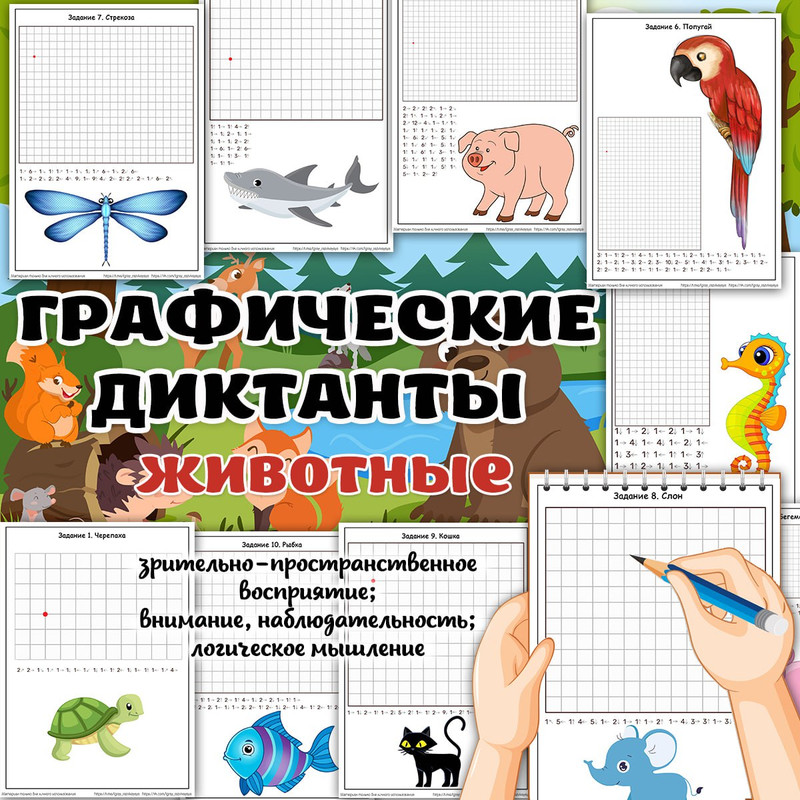 ГРАФИЧЕСКИЕ ДИКТАНТЫ