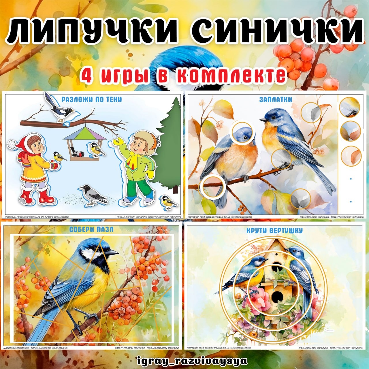 ЛИПУЧКИ СИНИЧКИ