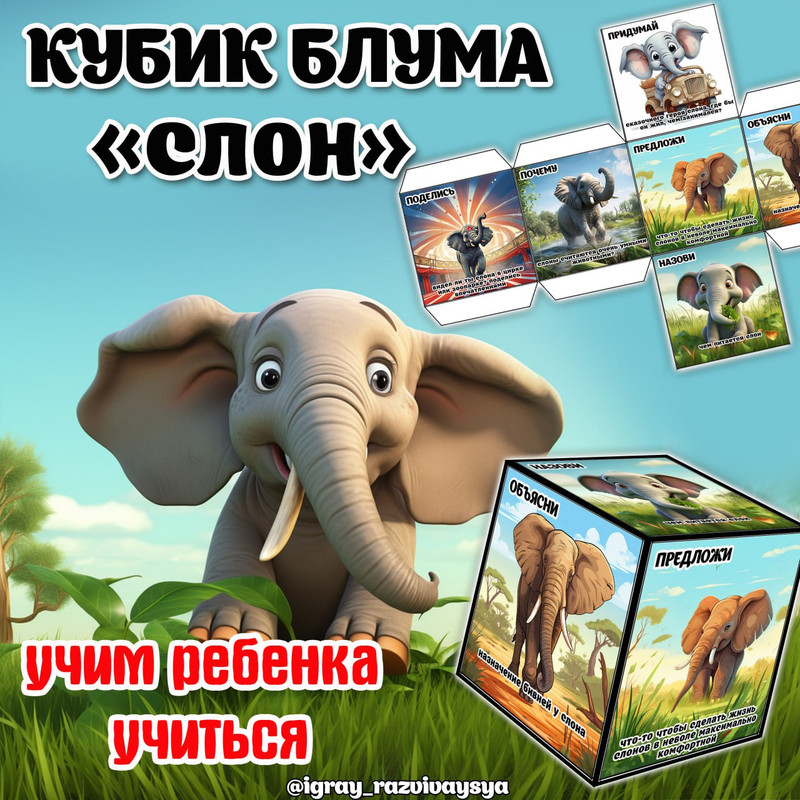 КУБИК БЛУМА СЛОН