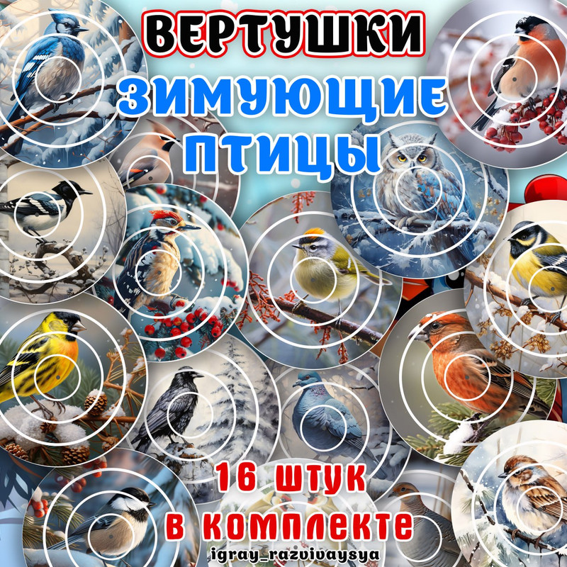 ВЕРТУШКИ ЗИМУЮЩИЕ ПТИЦЫ