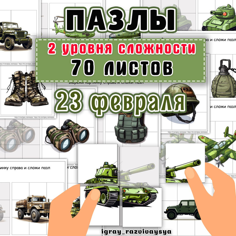 ПАЗЛЫ 23 ФЕВРАЛЯ