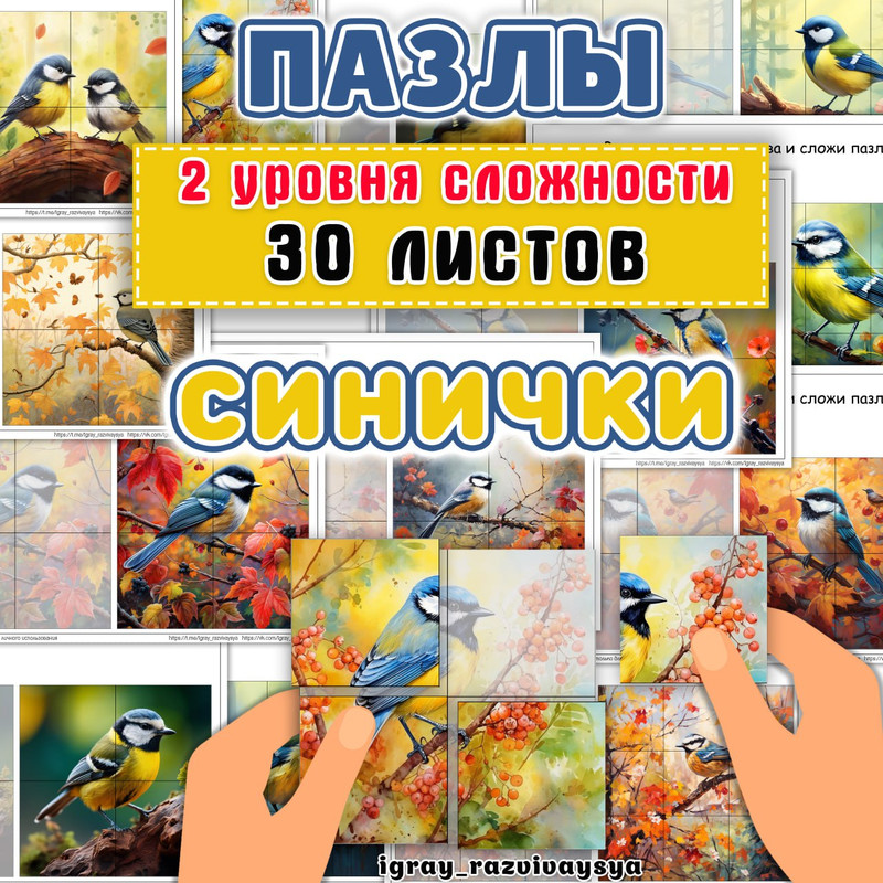 ПАЗЛЫ СИНИЧКИ