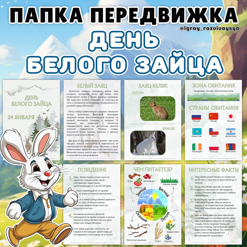 ПАПКА ПЕРЕДВИЖКА ЗАЯЦ