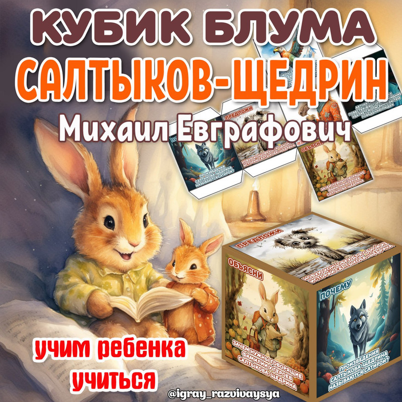 КУБИК БЛУМА САЛТЫКОВ ЩЕДРИН