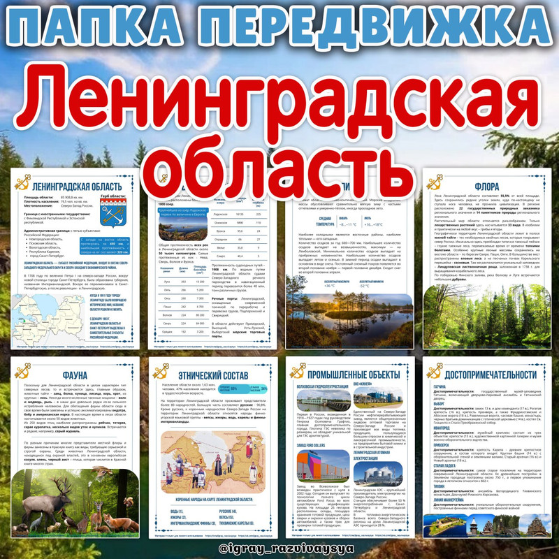 ПАПКА ПЕРЕДВИЖКА ЛЕНИНГРАДСКАЯ ОБЛАСТЬ