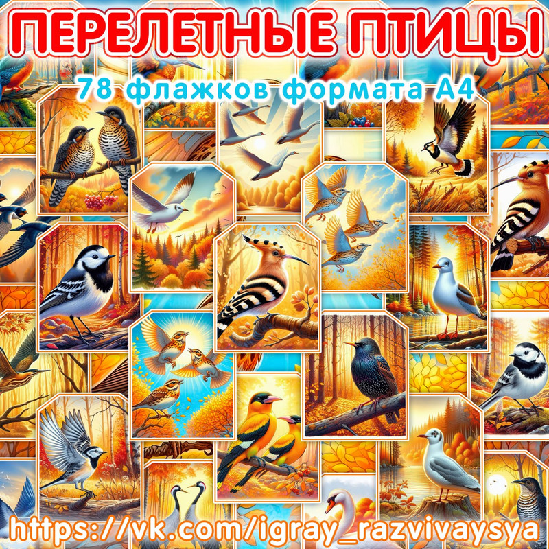 ФЛАЖКИ ПЕРЕЛЕТНЫЕ ПТИЦЫ