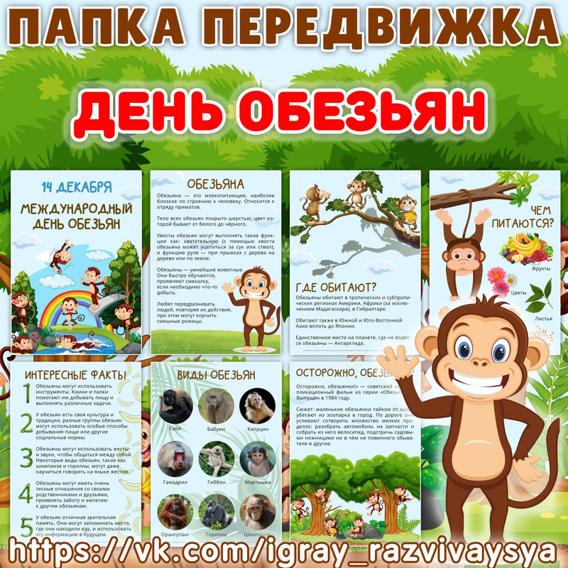 ПАПКА ПЕРЕДВИЖКА ОБЕЗЬЯНЫ