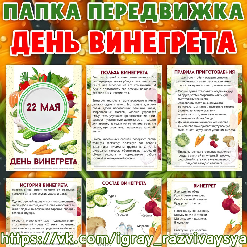 ПАПКА ПЕРЕДВИЖКА ДЕНЬ ВИНЕГРЕТА