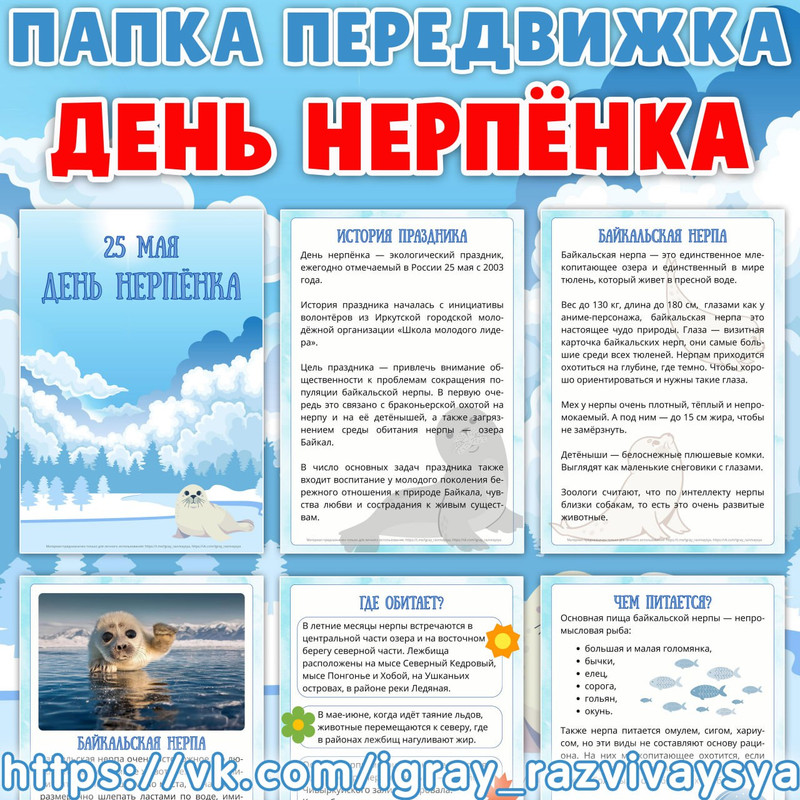 ПАПКА ПЕРЕДВИЖКА ДЕНЬ НЕРПЕНКА