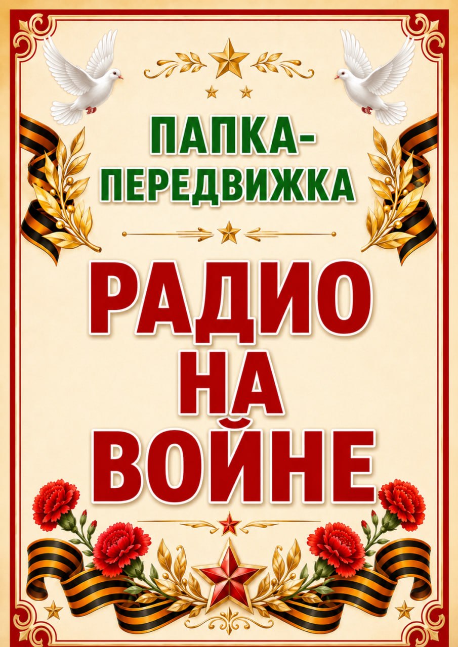 ПАПКА ПЕРЕДВИЖКА РАДИО НА ВОЙНЕ — 9 мая, вов, день победы — скачать для детского сада