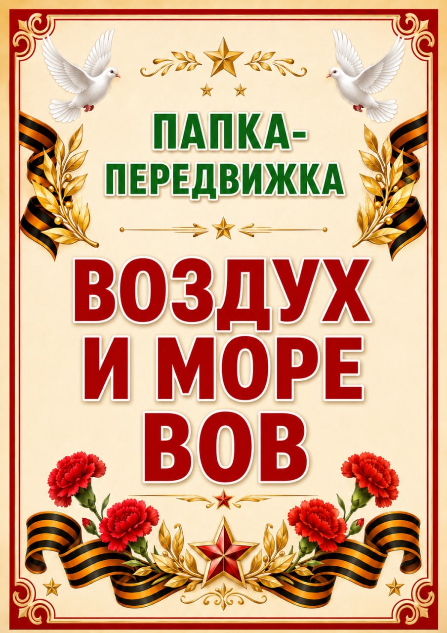 ПАПКА ПЕРЕДВИЖКА ВОЗДУХ И МОРЕ ВОВ — 9 мая, вов, день победы — скачать для детского сада