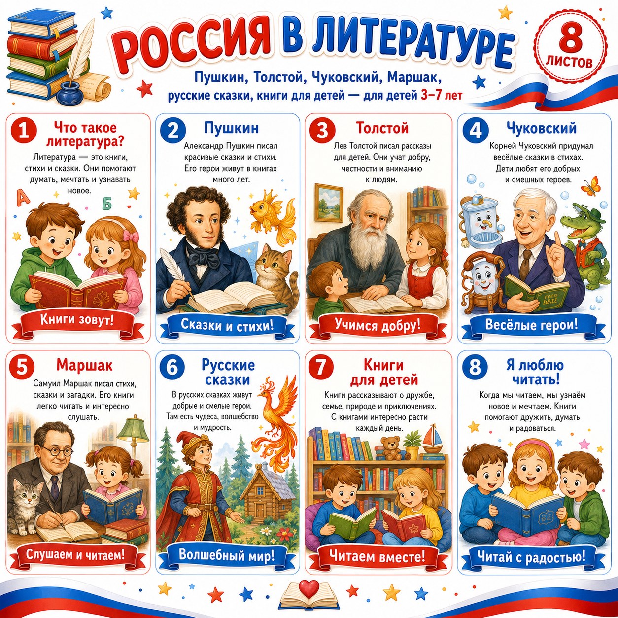 ПАПКА ПЕРЕДВИЖКА РОССИЯ В ЛИТЕРАТУРЕ