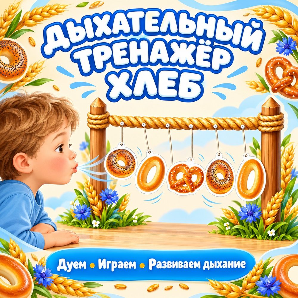 ДЫХАТЕЛЬНЫЕ ТРЕНАЖЁРЫ. ДЕНЬ ХЛЕБА — день хлеба, хлеб, дыхательный тренажер — скачать для детского сада