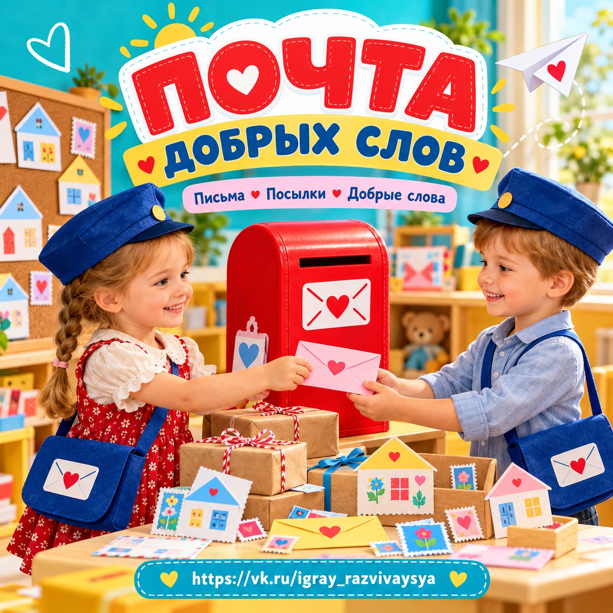 ПОЧТА ДОБРЫХ СЛОВ — 4-5 лет, 5-7 лет — скачать для детского сада