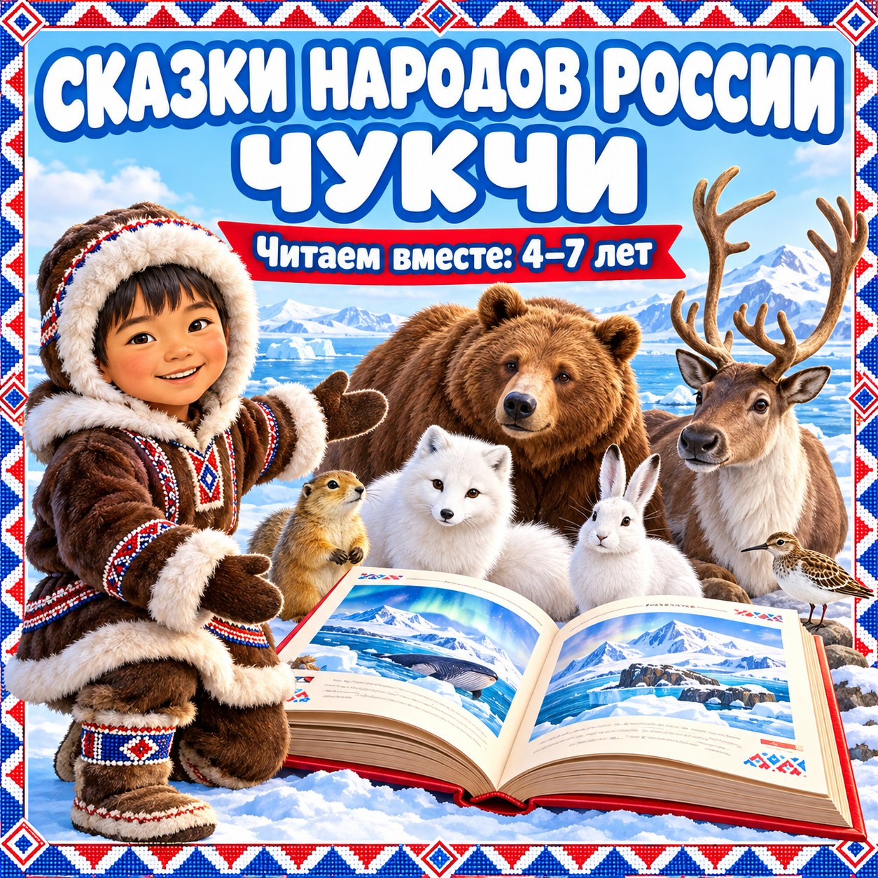 СКАЗКИ НАРОДОВ РОССИИ — ЧУКЧИ — народы россии, день народного единства, сказки — скачать для детского сада
