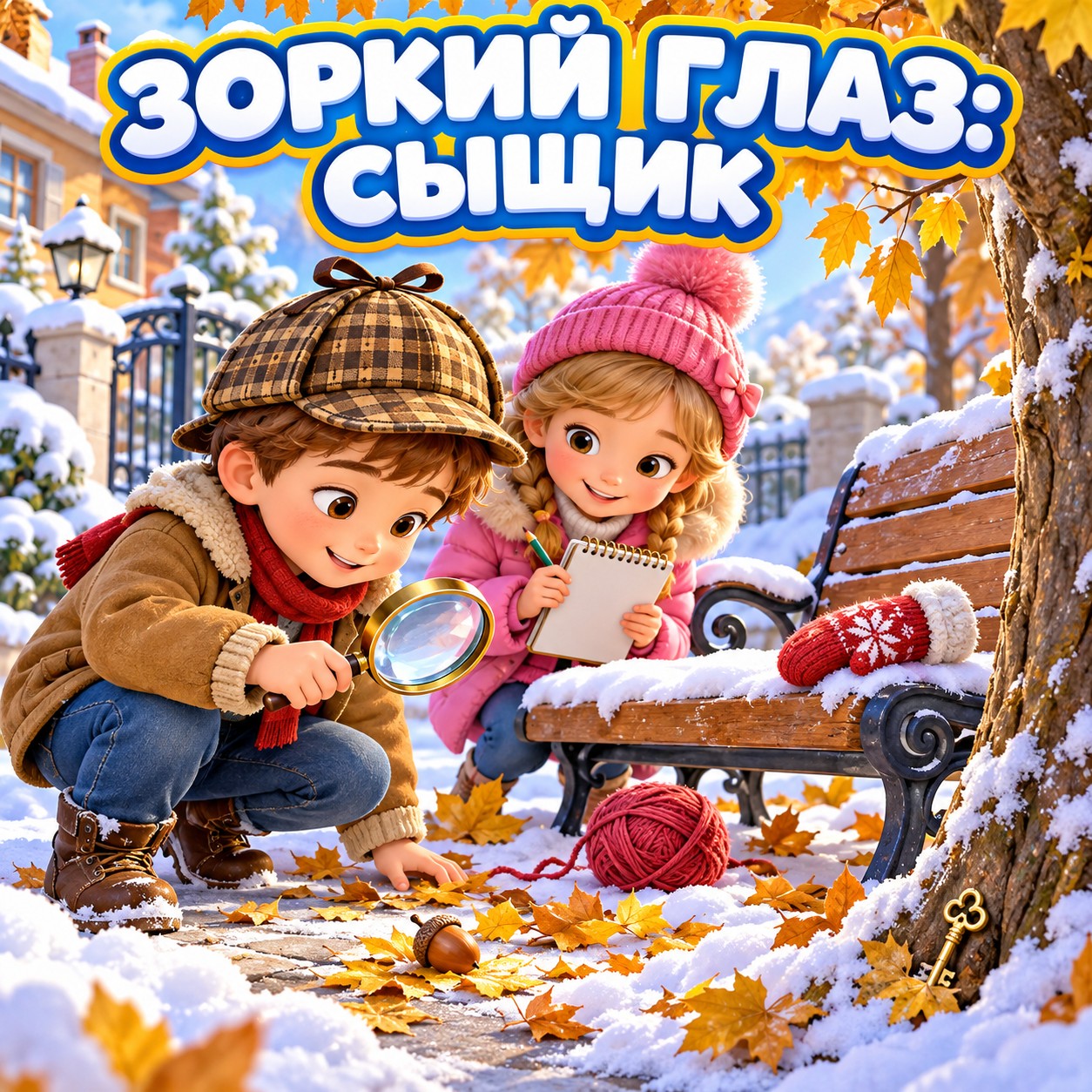 ЗОРКИЙ ГЛАЗ СЫЩИК ОСЕНЬ И ЗИМА — зима, осень, 4-5 лет — скачать для детского сада