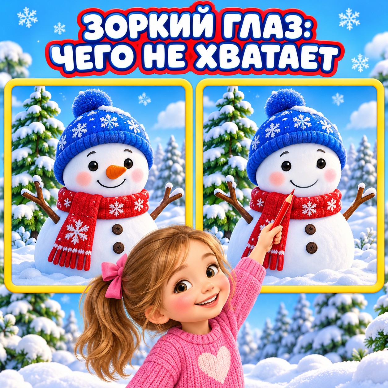 ЗОРКИЙ ГЛАЗ ЧЕГО НЕ ХВАТАЕТ — 4-5 лет, 5-7 лет, внимание — скачать для детского сада