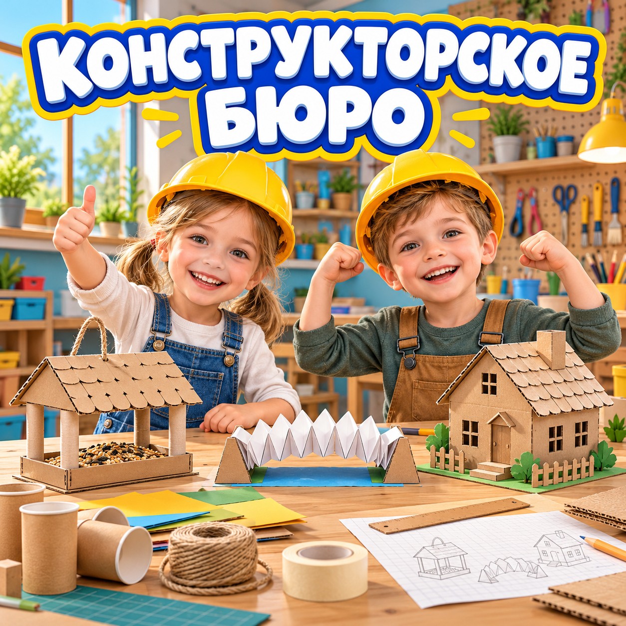 КОНСТРУКТОРСКОЕ БЮРО ИНЖЕНЕРНЫЕ МИССИИ — 4-5 лет, 5-7 лет, конструирование — скачать для детского сада