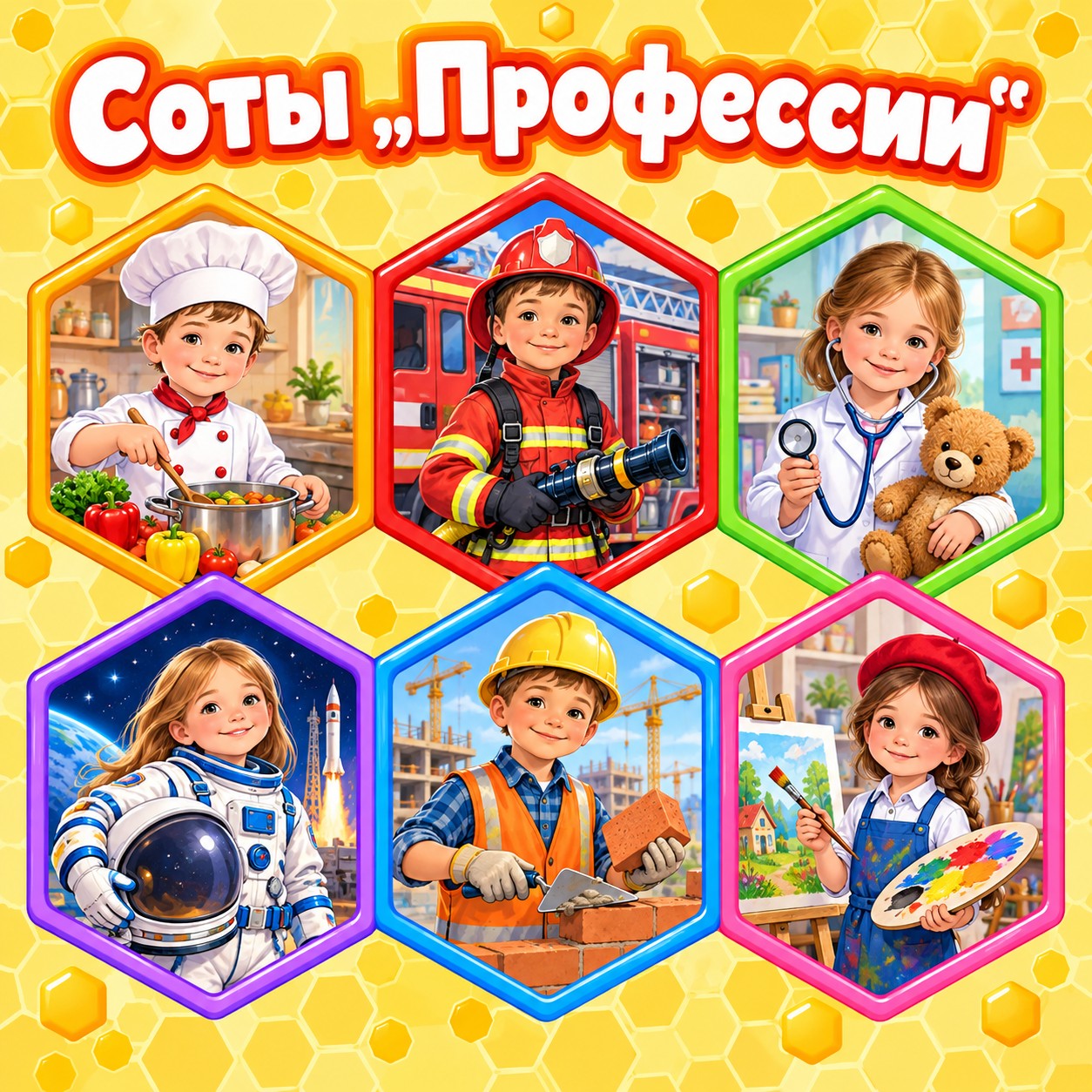 СОТЫ ПРОФЕССИИ — 4-5 лет, 5-7 лет, профессии — скачать для детского сада