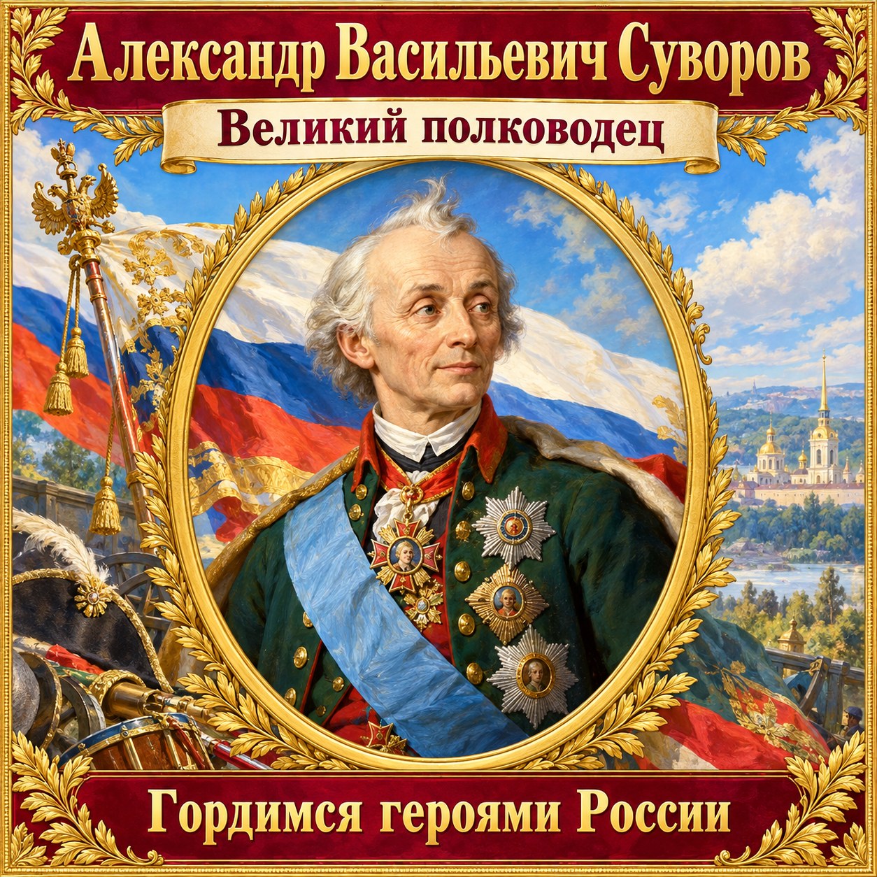 ПАПКА-ПЕРЕДВИЖКА А. В. СУВОРОВ — ВЕЛИКИЙ ПОЛКОВОДЕЦ — папка-передвижка, 4-5 лет, 5-7 лет — скачать для детского сада