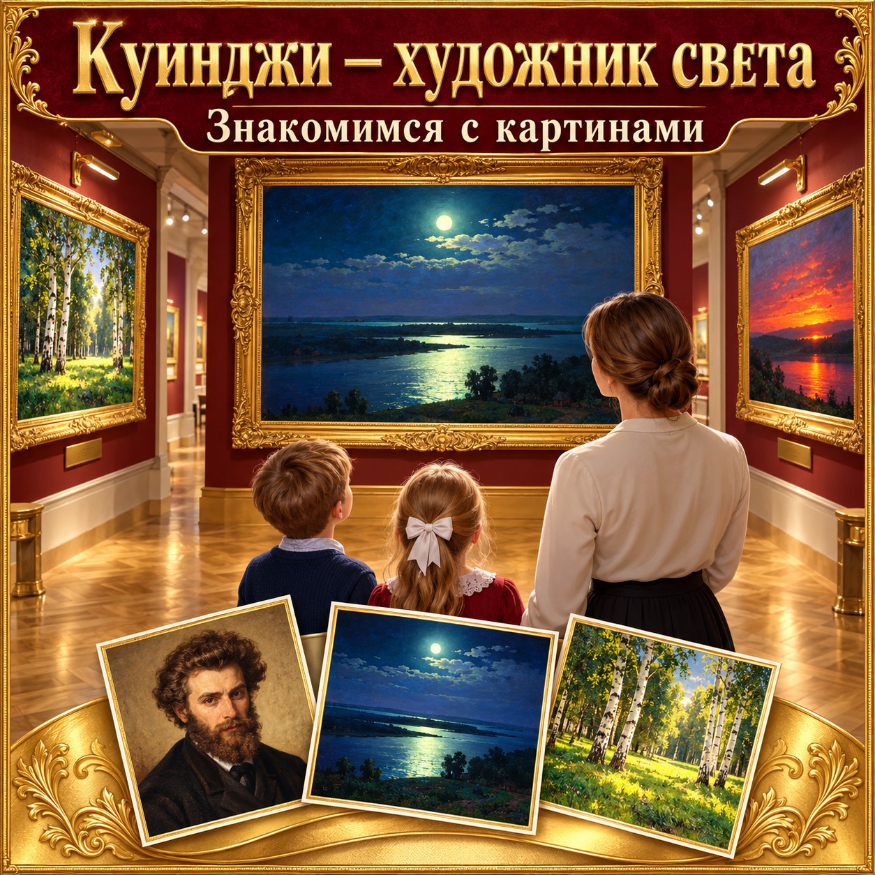 ПАПКА-ПЕРЕДВИЖКА А. И. КУИНДЖИ — ХУДОЖНИК СВЕТА — папка-передвижка, 4-5 лет, 5-7 лет — скачать для детского сада