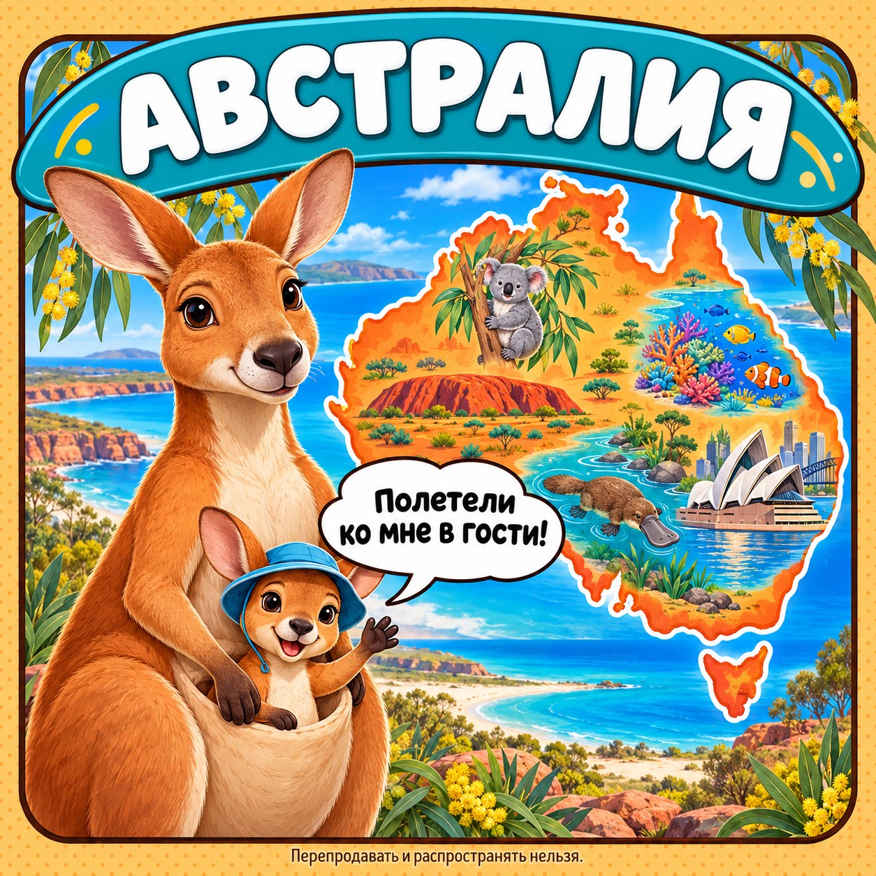 ПАПКА-ПЕРЕДВИЖКА АВСТРАЛИЯ — папка-передвижка, 4-5 лет, 5-7 лет — скачать для детского сада