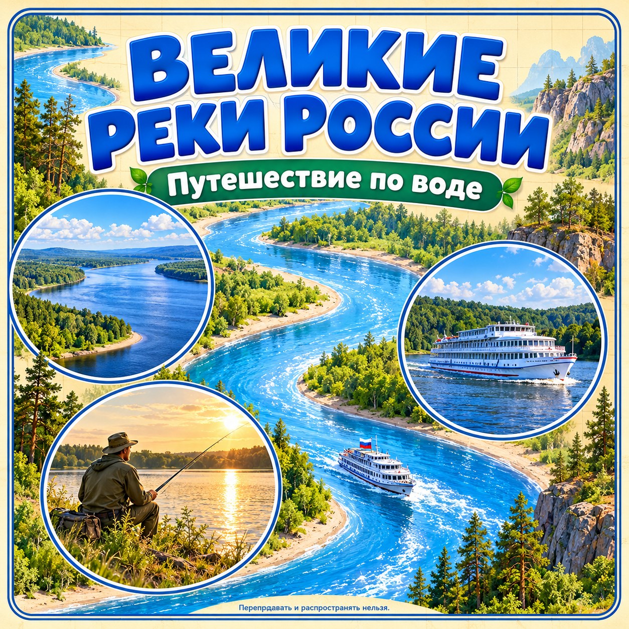 ПАПКА-ПЕРЕДВИЖКА ВЕЛИКИЕ РЕКИ РОССИИ — папка-передвижка, россия, 4-5 лет — скачать для детского сада