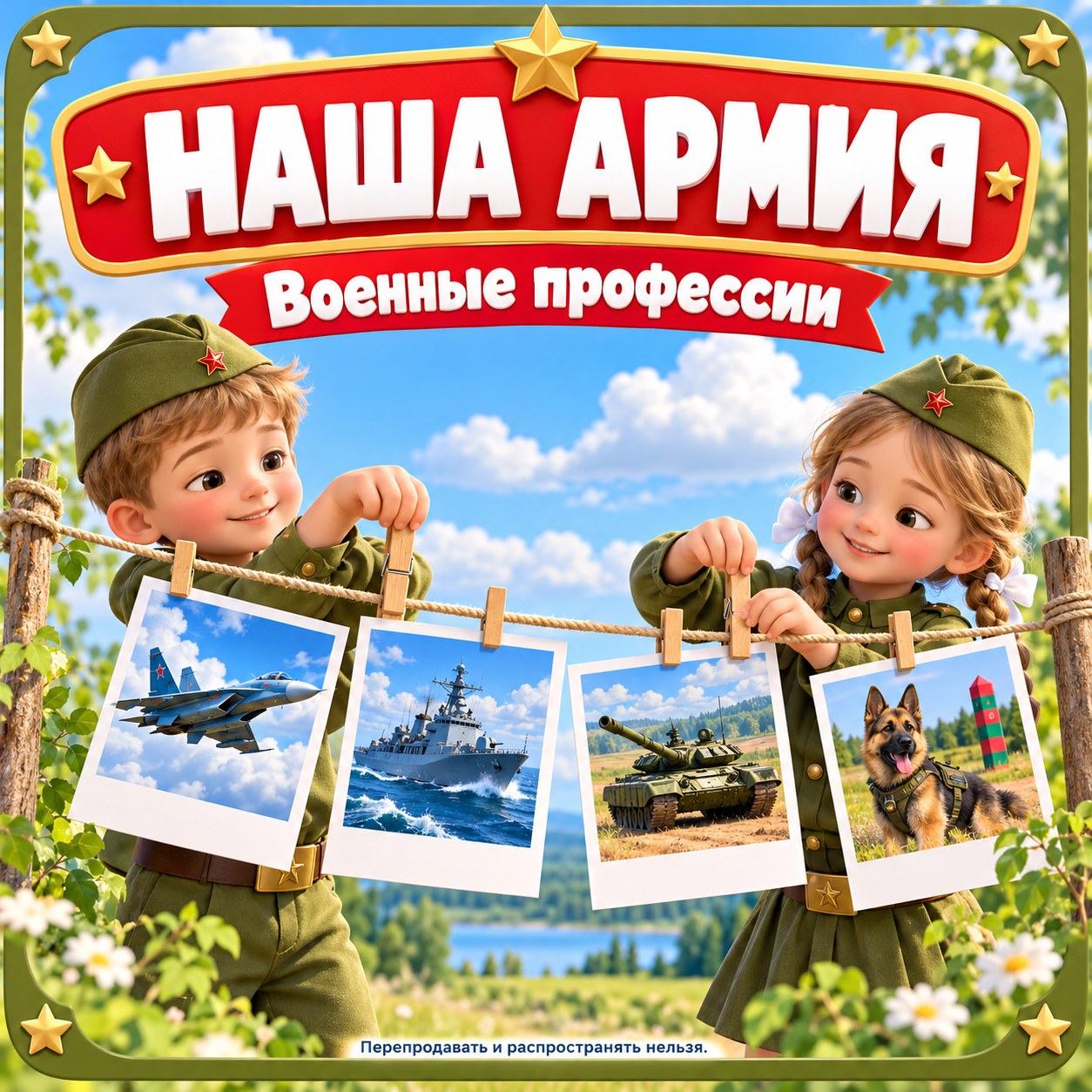 ПАПКА-ПЕРЕДВИЖКА НАША АРМИЯ — ВОЕННЫЕ ПРОФЕССИИ — папка-передвижка, 4-5 лет, 5-7 лет — скачать для детского сада