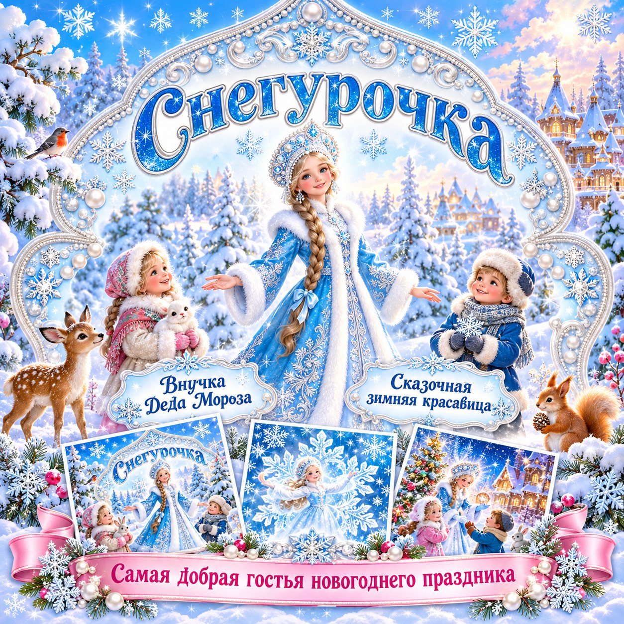 ПАПКА-ПЕРЕДВИЖКА СНЕГУРОЧКА — папка-передвижка, 4-5 лет, 5-7 лет — скачать для детского сада