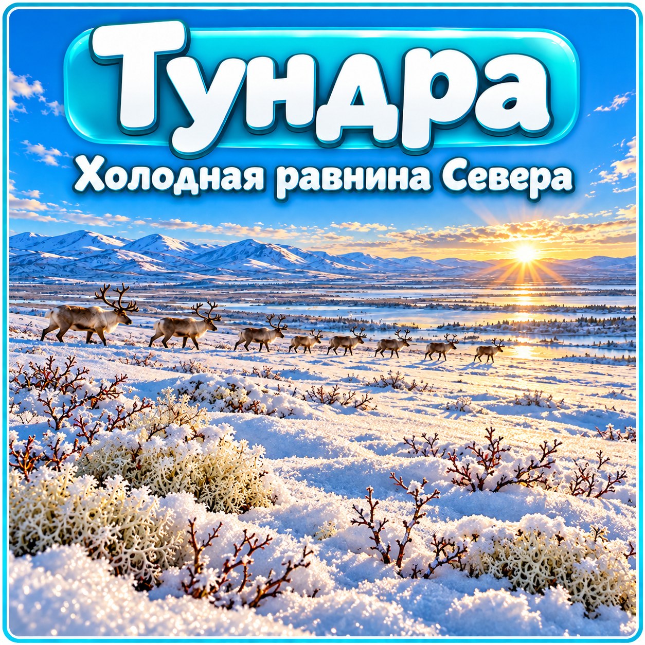 ПАПКА-ПЕРЕДВИЖКА ТУНДРА — папка-передвижка, 4-5 лет, 5-7 лет — скачать для детского сада