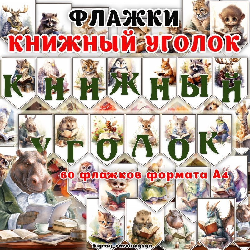 ФЛАЖКИ КНИЖНЫЙ УГОЛОК