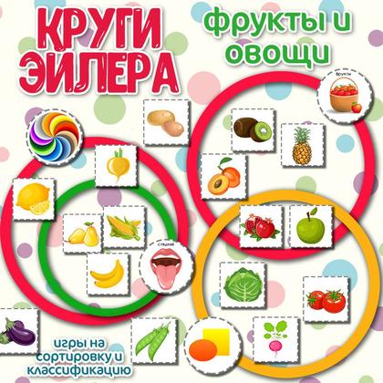 КРУГИ ЭЙЛЕРА ОВОЩИ ФРУКТЫ