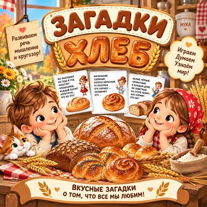 ЗАГАДКИ ПРО ХЛЕБ — день хлеба, хлеб, загадки — для детского сада — Играй и Развивайся