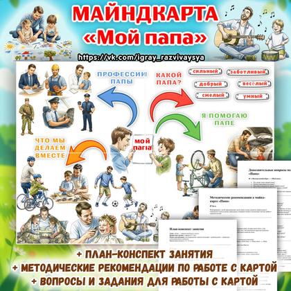 ИНТЕЛЛЕКТ-КАРТА ДЕНЬ ОТЦА