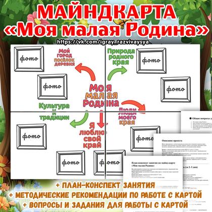 ИНТЕЛЛЕКТ-КАРТА МОЯ МАЛАЯ РОДИНА