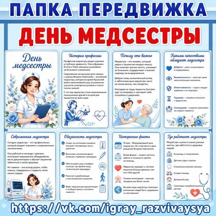 ПАПКА-ПЕРЕДВИЖКА «ДЕНЬ МЕДСЕСТРЫ»