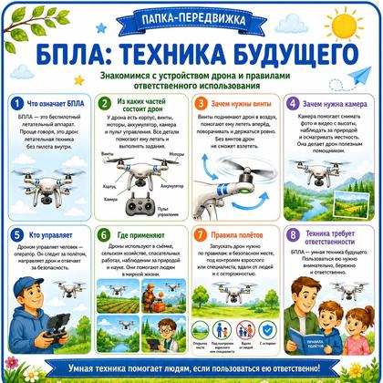ПАПКА ПЕРЕДВИЖКА БПЛА ТЕХНИКА БУДУЩЕГО
