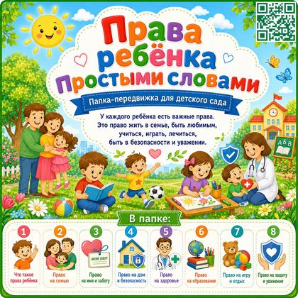 ПАПКА ПЕРЕДВИЖКА ПРАВА РЕБЕНКА ПРОСТЫМИ СЛОВАМИ