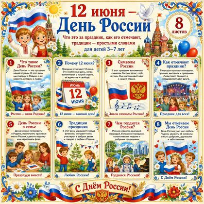 ПАПКА ПЕРЕДВИЖКА 12 ИЮНЯ — ДЕНЬ РОССИИ