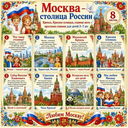 ПАПКА ПЕРЕДВИЖКА МОСКВА — СТОЛИЦА РОССИИ