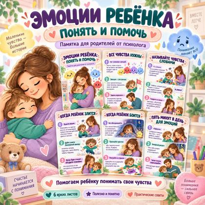 ПАПКА ПЕРЕДВИЖКА ЭМОЦИИ РЕБЕНКА
